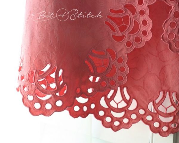 Medallion Cutwork - A Bit of Stitch