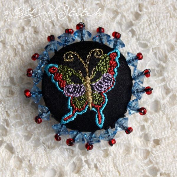 Oriental Button Covers - A Bit of Stitch