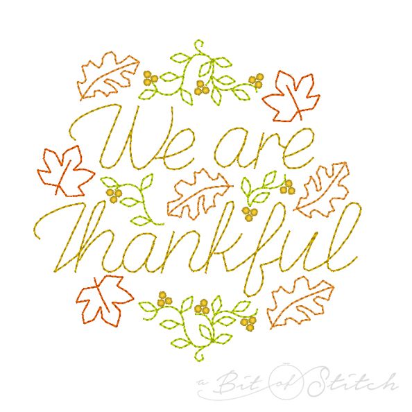 We are Thankful Freebie