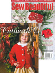 Sew Beautiful Holiday Issue 2010