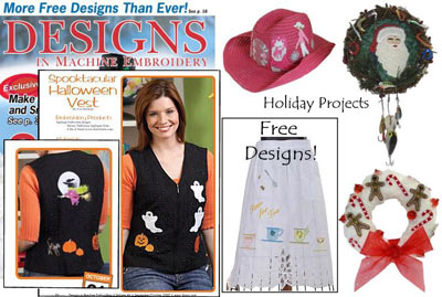 Designs in Machine Embroidery Sept/Oct 2007