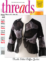 Threads Magazine, Needle Felting Without Wool
