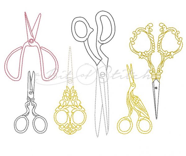 Vintage Scissors - A Bit of Stitch