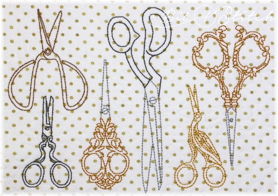 Vintage Scissors - A Bit of Stitch