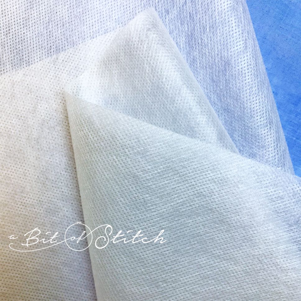 Wash-Away Fabric Type Stabilizer - A Bit of Stitch
