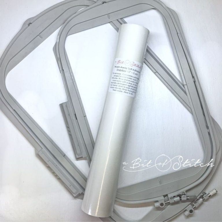 WashAway SelfAdhesive Stabilizer A Bit of Stitch
