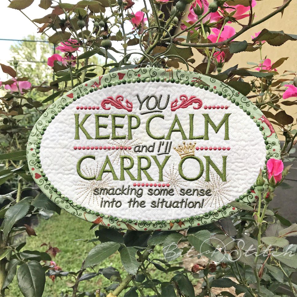 A Bit of Stitch Keep Calm and Carry On