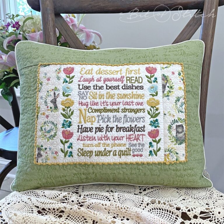 Sage Advice - A Bit of Stitch