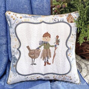 Wen and Wren whimsical nature machine embroidery design from A Bit of Stitch - The Adventure Begins!