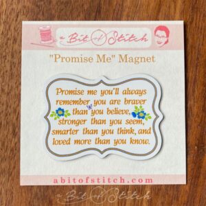 Promise Me Magnet