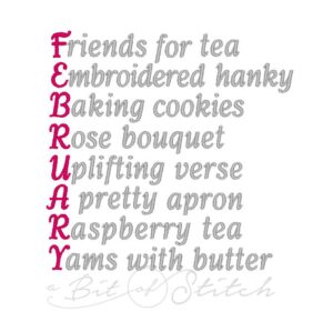 February Bucket List (BONUS Gift with $10 Purchase)